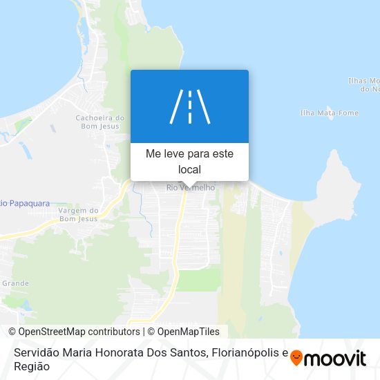 Servidão Maria Honorata Dos Santos mapa