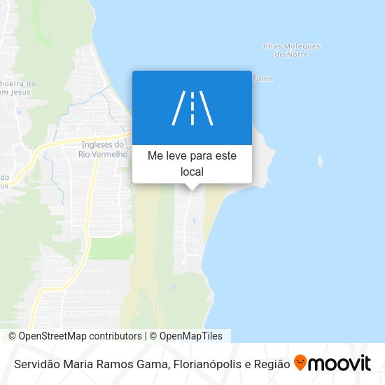 Servidão Maria Ramos Gama mapa