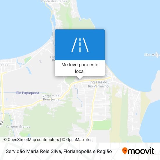 Servidão Maria Reis Silva mapa