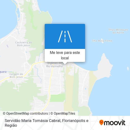 Servidão Maria Tomásia Cabral mapa