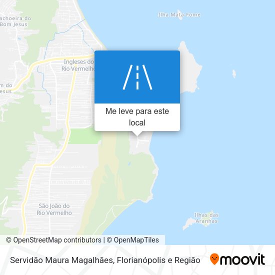 Servidão Maura Magalhães mapa