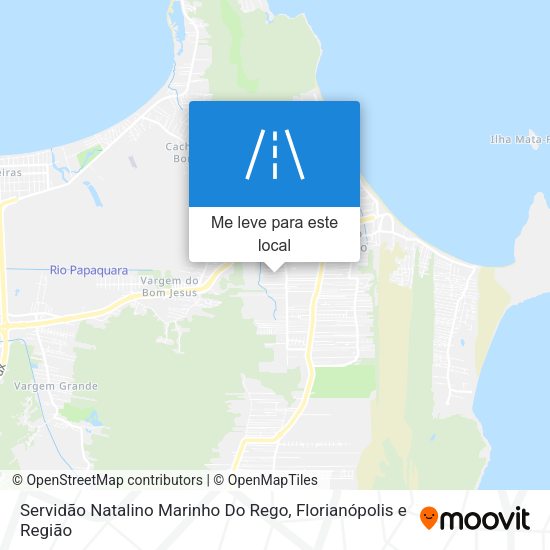 Servidão Natalino Marinho Do Rego mapa