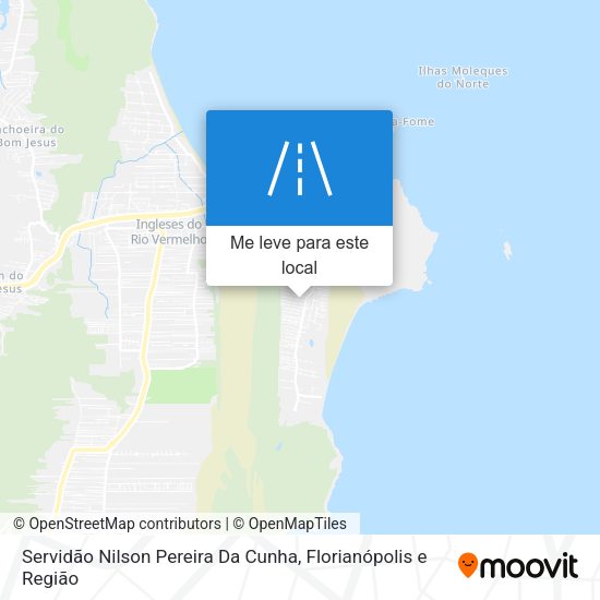 Servidão Nilson Pereira Da Cunha mapa