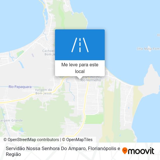 Servidão Nossa Senhora Do Amparo mapa