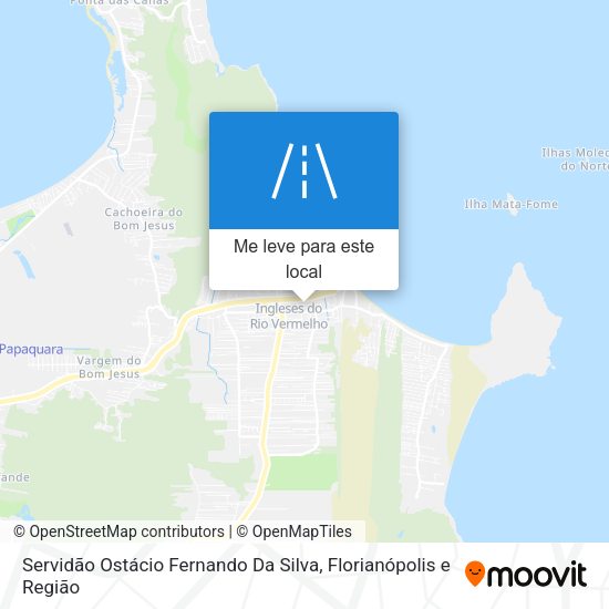 Servidão Ostácio Fernando Da Silva mapa