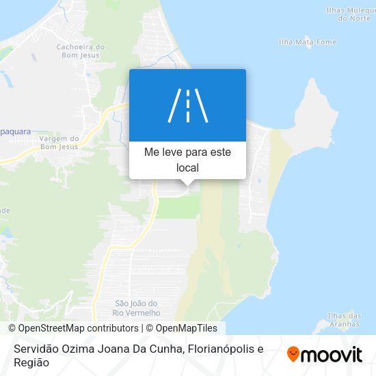 Servidão Ozima Joana Da Cunha mapa