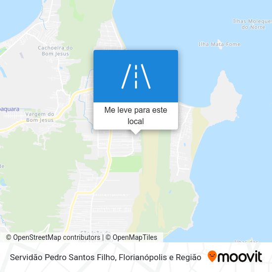 Servidão Pedro Santos Filho mapa