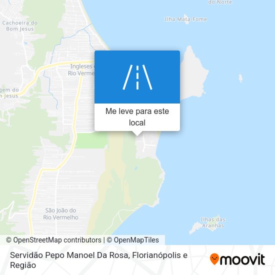 Servidão Pepo Manoel Da Rosa mapa