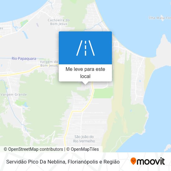Servidão Pico Da Neblina mapa