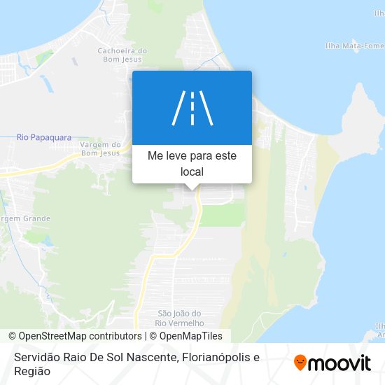 Servidão Raio De Sol Nascente mapa