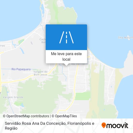 Servidão Rosa Ana Da Conceição mapa