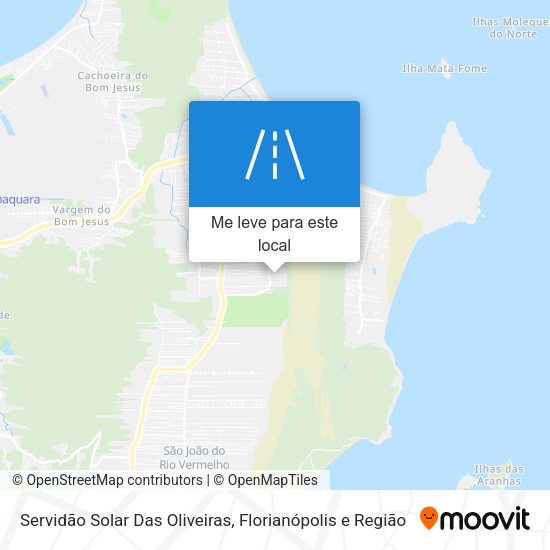 Servidão Solar Das Oliveiras mapa