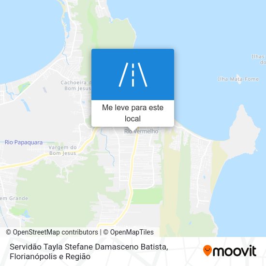Servidão Tayla Stefane Damasceno Batista mapa