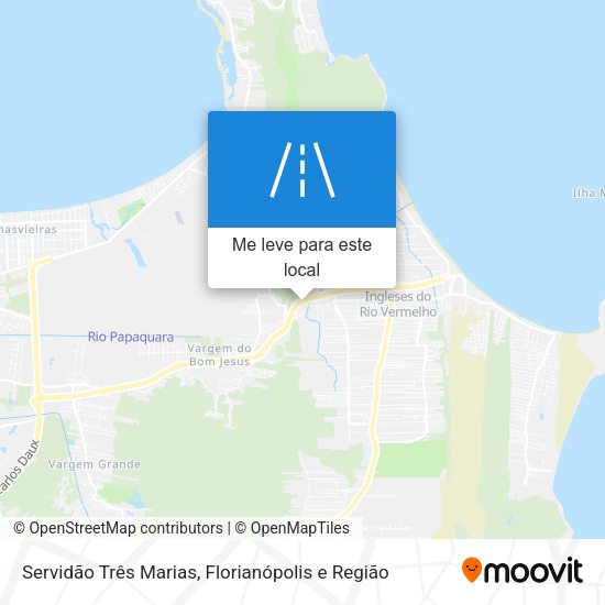 Servidão Três Marias mapa