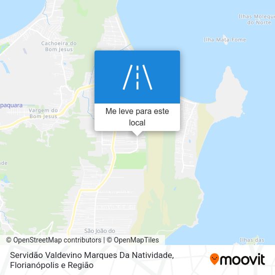 Servidão Valdevino Marques Da Natividade mapa
