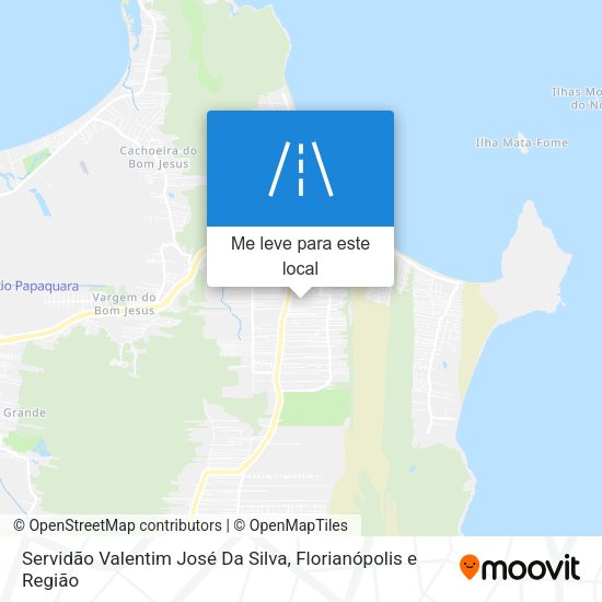 Servidão Valentim José Da Silva mapa