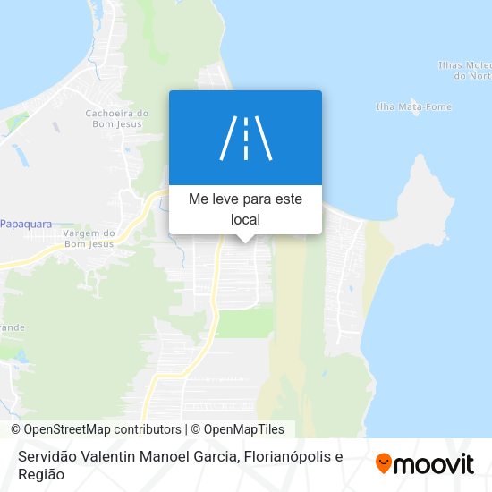 Servidão Valentin Manoel Garcia mapa