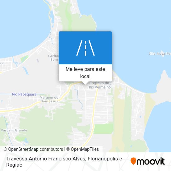 Travessa Antônio Francisco Alves mapa