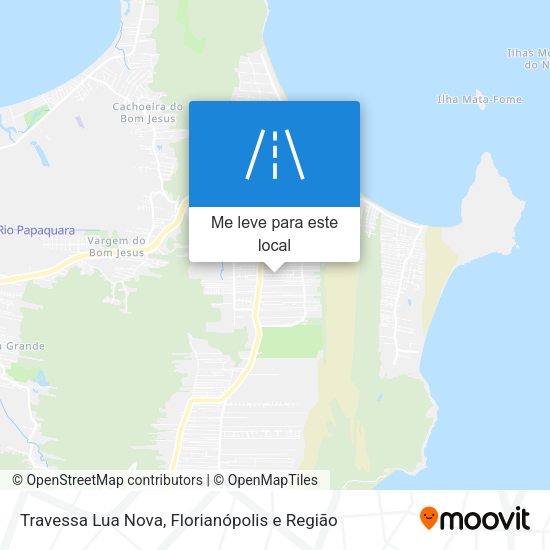 Travessa Lua Nova mapa
