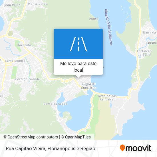 Rua Capitão Vieira mapa