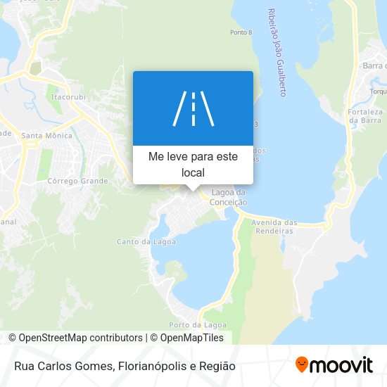 Rua Carlos Gomes mapa