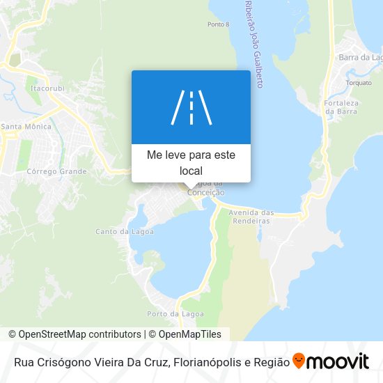 Rua Crisógono Vieira Da Cruz mapa