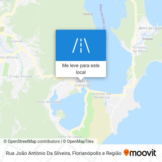Rua João Antônio Da Silveira mapa