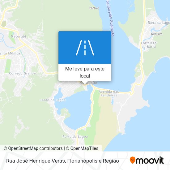 Rua José Henrique Veras mapa