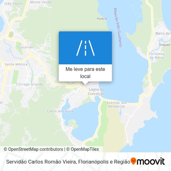 Servidão Carlos Romão Vieira mapa