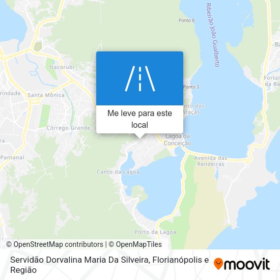 Servidão Dorvalina Maria Da Silveira mapa