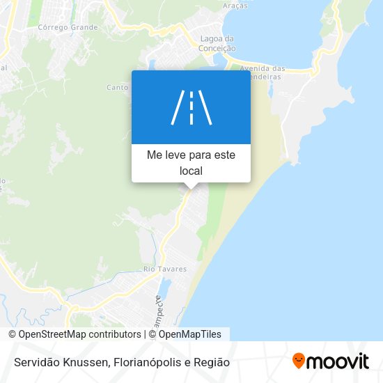 Servidão Knussen mapa