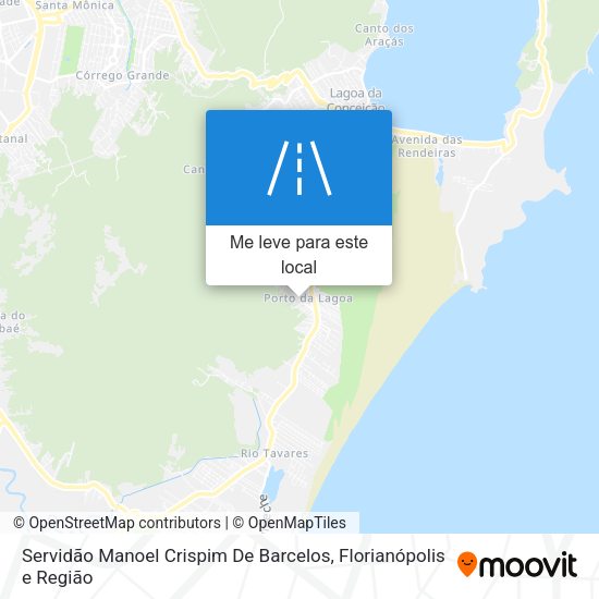 Servidão Manoel Crispim De Barcelos mapa