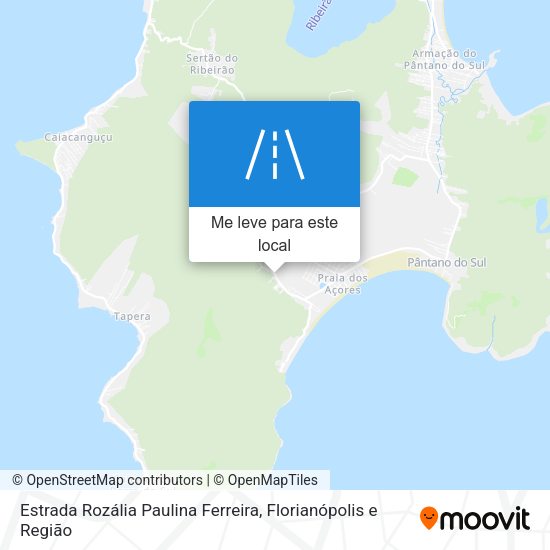Estrada Rozália Paulina Ferreira mapa