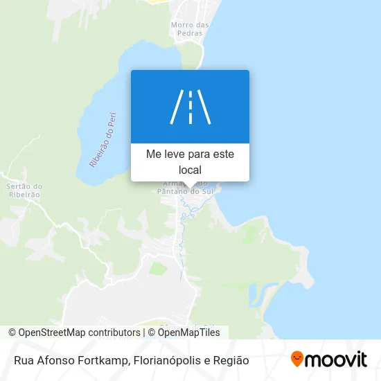 Rua Afonso Fortkamp mapa