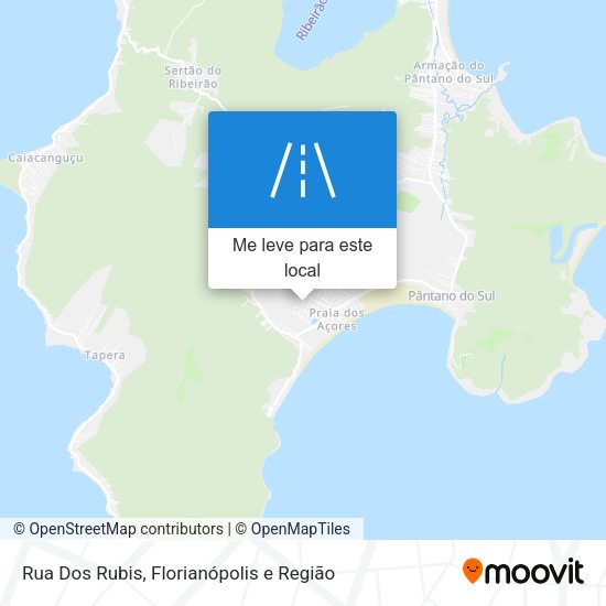 Rua Dos Rubis mapa