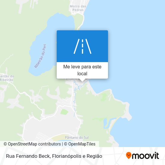 Rua Fernando Beck mapa