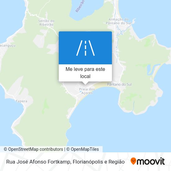 Rua José Afonso Fortkamp mapa