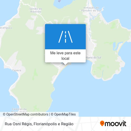 Rua Osni Régis mapa