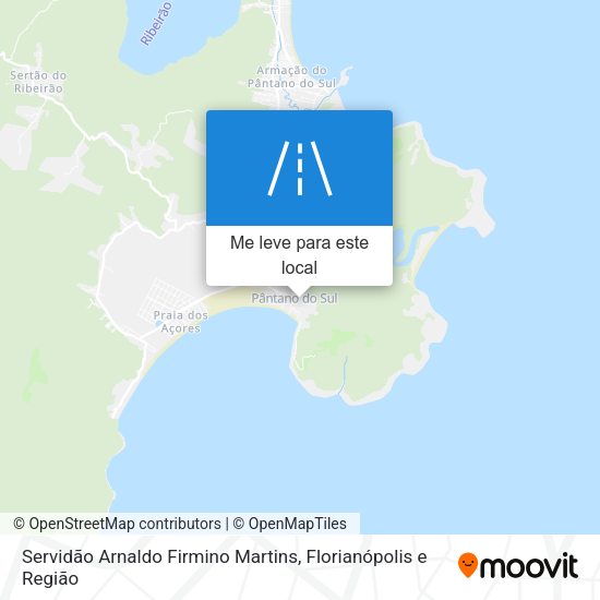 Servidão Arnaldo Firmino Martins mapa