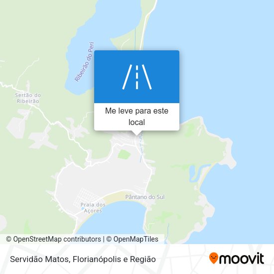 Servidão Matos mapa
