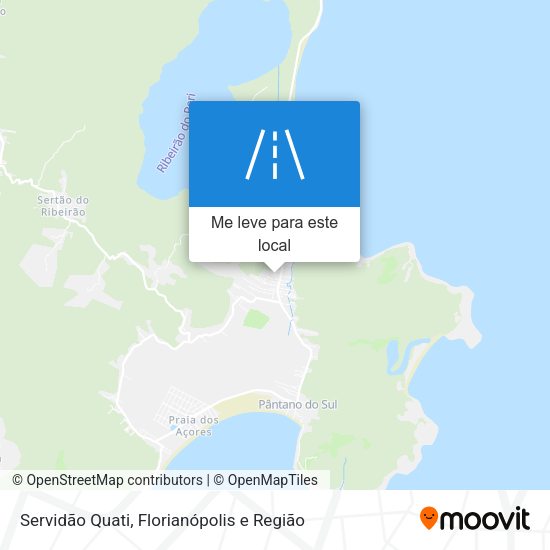 Servidão Quati mapa