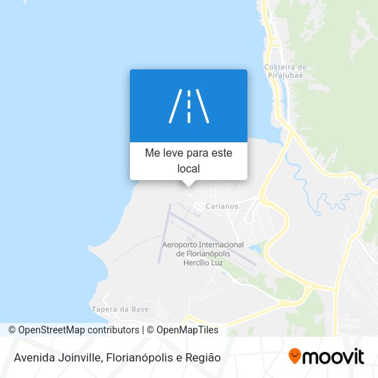 Avenida Joinville mapa