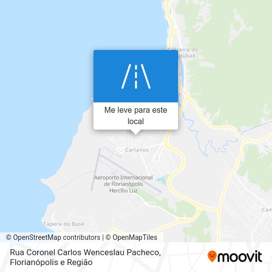 Rua Coronel Carlos Wenceslau Pacheco mapa