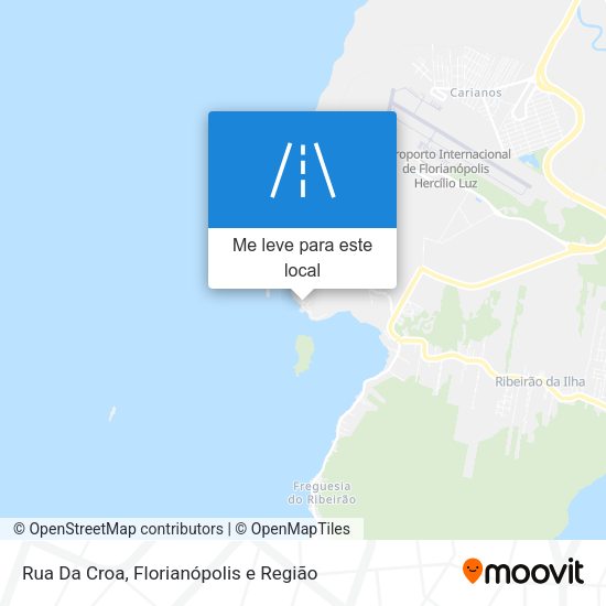 Rua Da Croa mapa