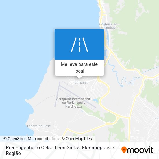 Rua Engenheiro Celso Leon Salles mapa