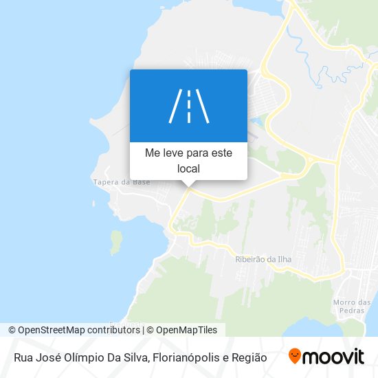 Rua José Olímpio Da Silva mapa