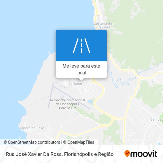 Rua José Xavier Da Rosa mapa