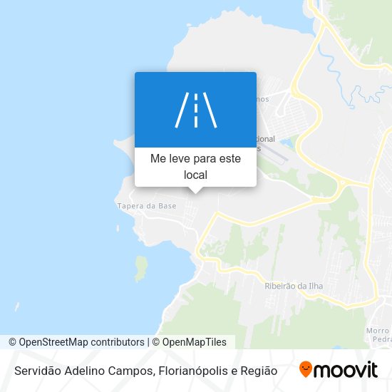 Servidão Adelino Campos mapa