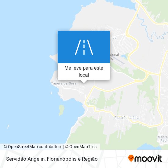 Servidão Angelin mapa