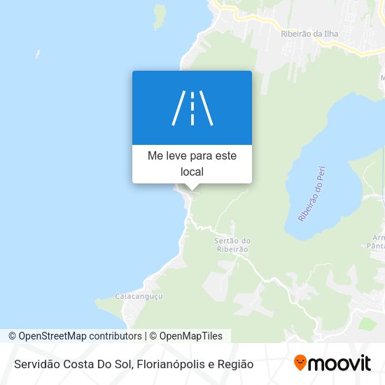 Servidão Costa Do Sol mapa